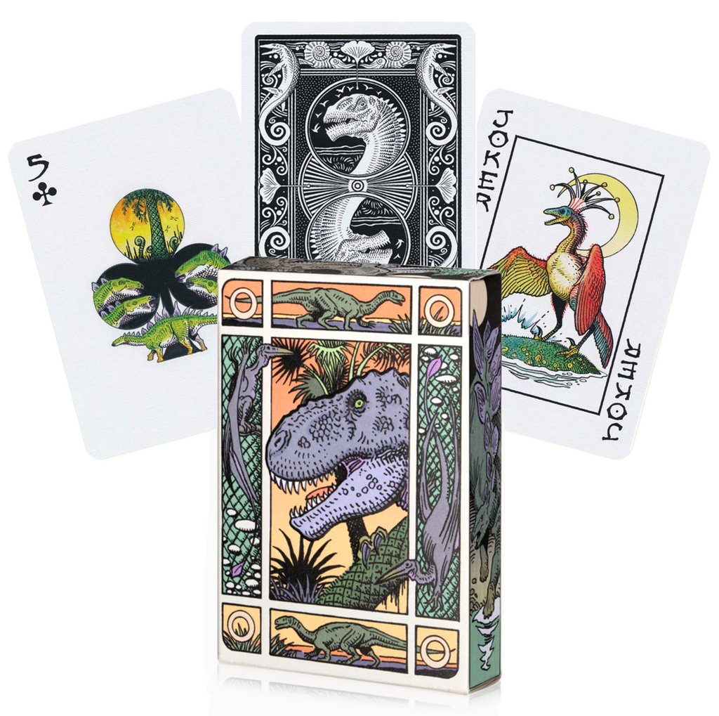 Dinosaur playing cards Art of Play