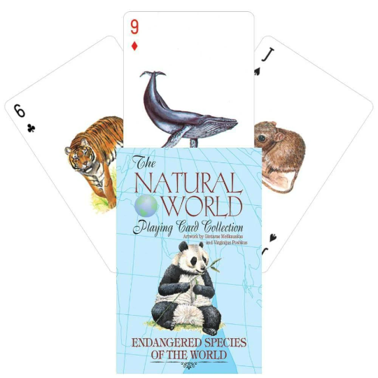 Endangered Species of the Natural World playing cards US Games Systems