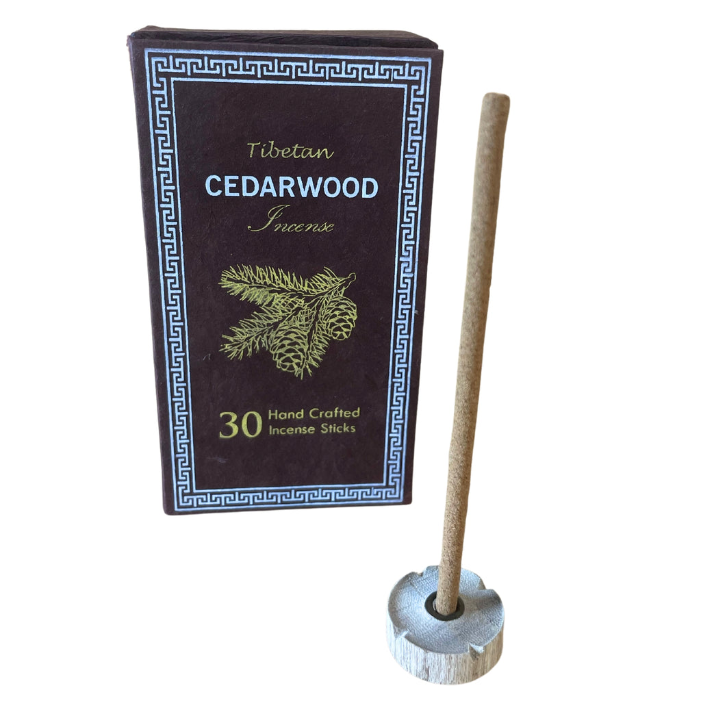 Himalayan Sughandit Dhoop Incense Gift Set - Cedarwood Ancient Wisdom