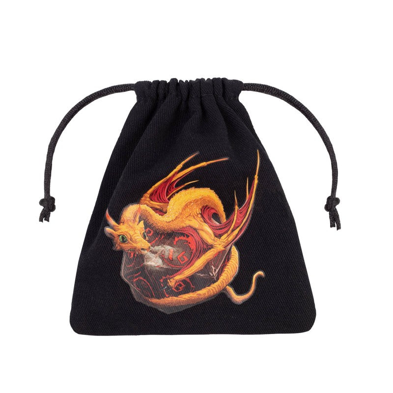 Dragon Black adorable Dice Bag black and multicolor Q-Workshop