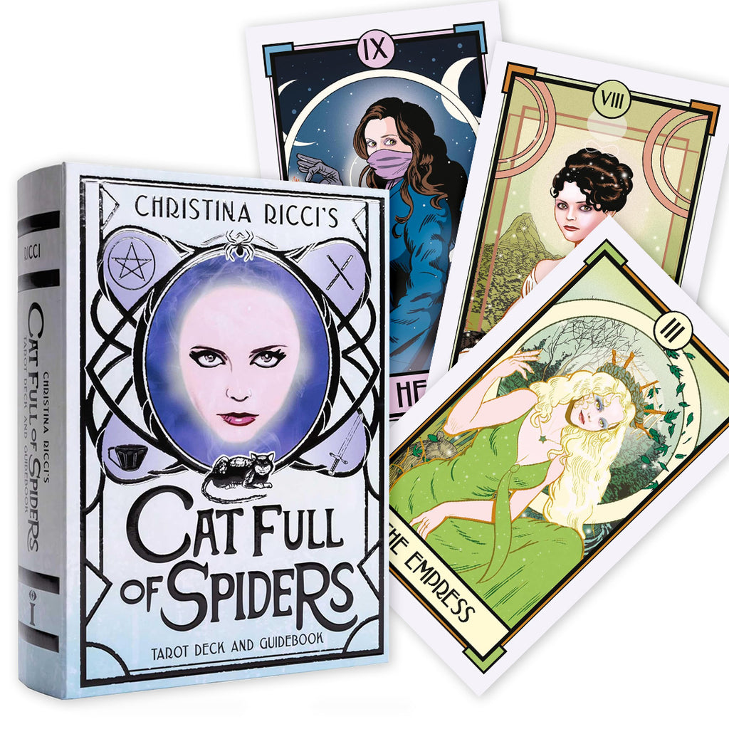 Christina Ricci's Cat Full of Spiders Tarot Deck and Guidebook Insight Editions Insight Editions