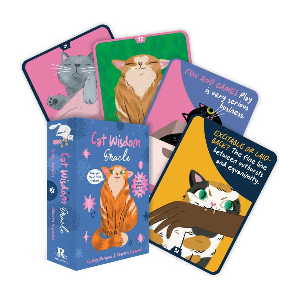 Cat Wisdom Oracle Cards Deck Rockpool Publishing Rockpool