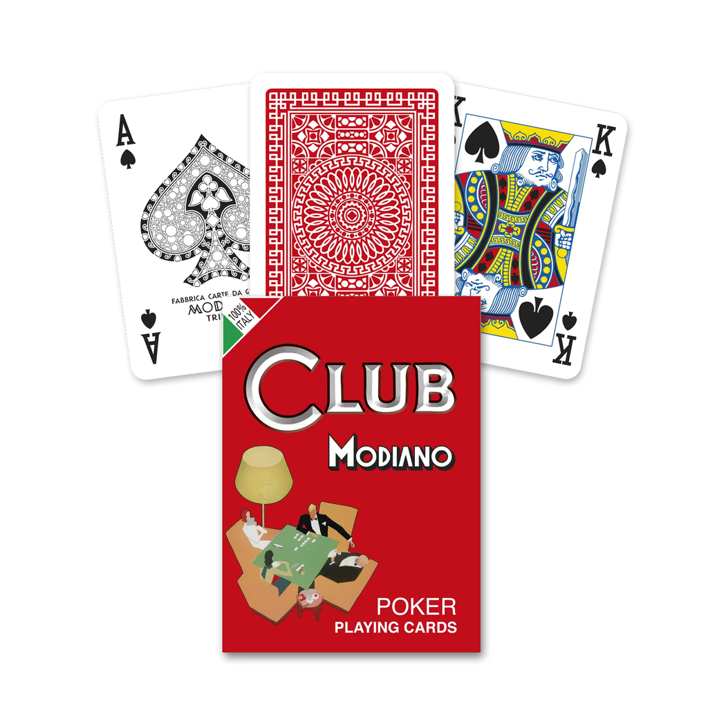 Poker Club Red Back Modiano Modiano
