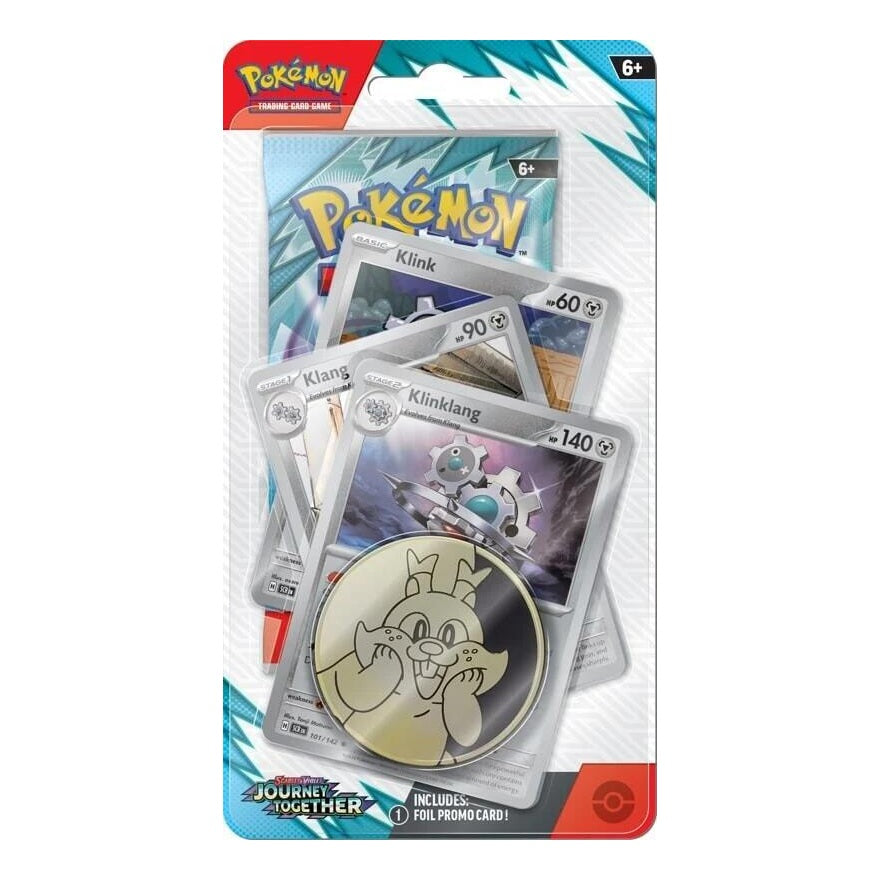 Pokémon Scarlet&Violet: Journey Together SV9 Premium Checklane Blister Pack (Klinklang) (ENG) Pokémon