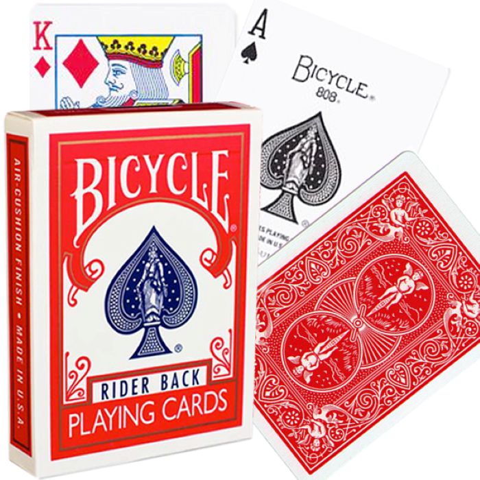 Minor Defect Bicycle 808 playing cards (Red) Bicycle