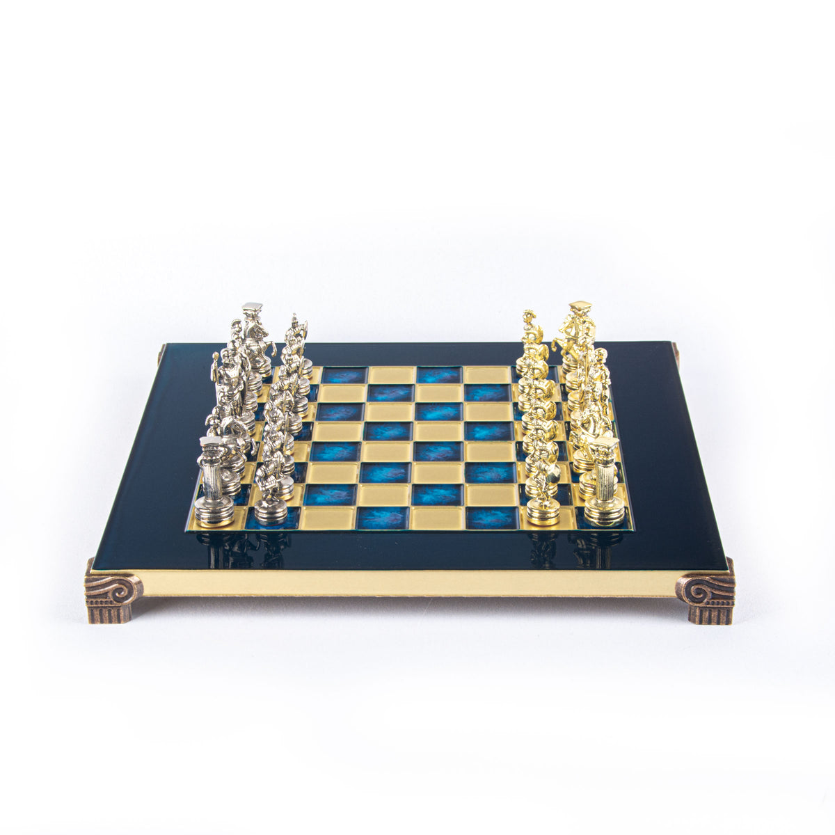 Greek Roman Period Chess Set 28x28cm with chessmen and chessboard ...