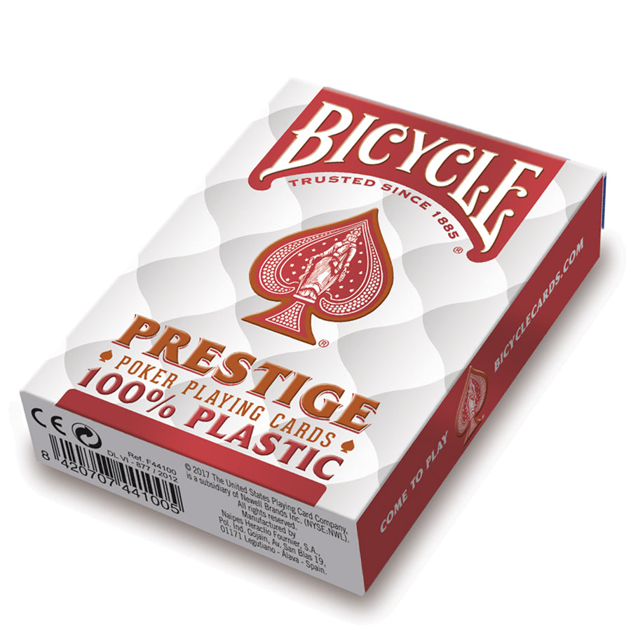 Bicycle Prestige Jumbo poker cards (Red) Bicycle