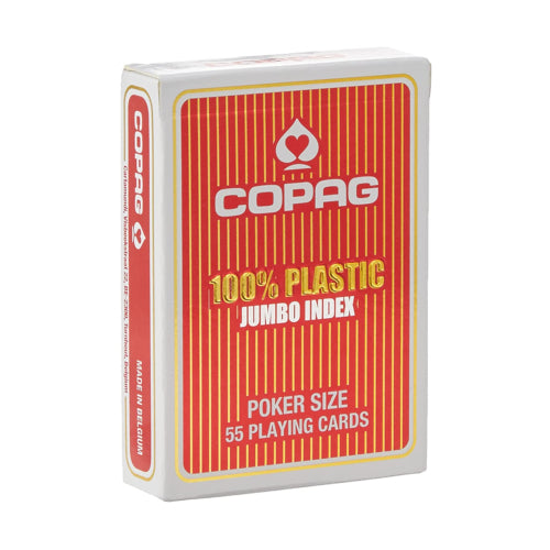 Copag 2 Corner Jumbo index playing cards red Copag