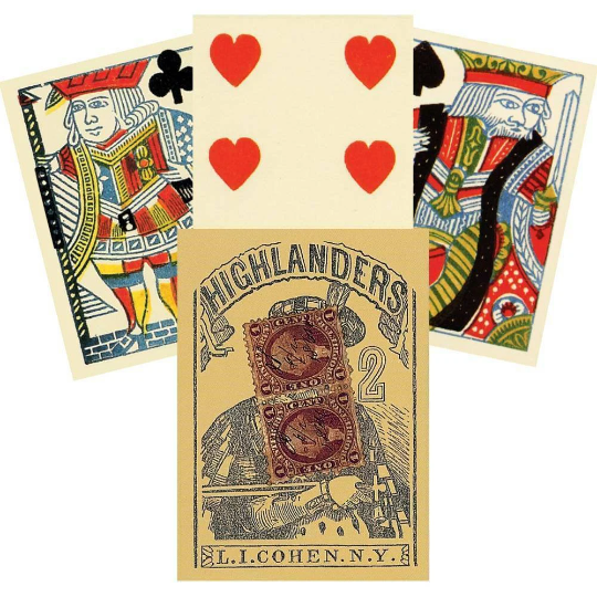 The 1864 Highlanders playing cards US Games Systems
