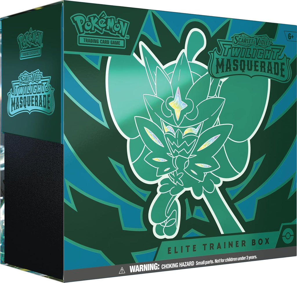 Pokemon Scarlet & Violet: Twilight Masquerade (Teal Mask Ogerpon) Elite Trainer Box Pokémon