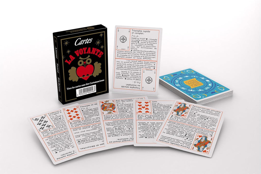 La Voyante Oracle Cards French edition Grimaud Cartomancie Cartamundi