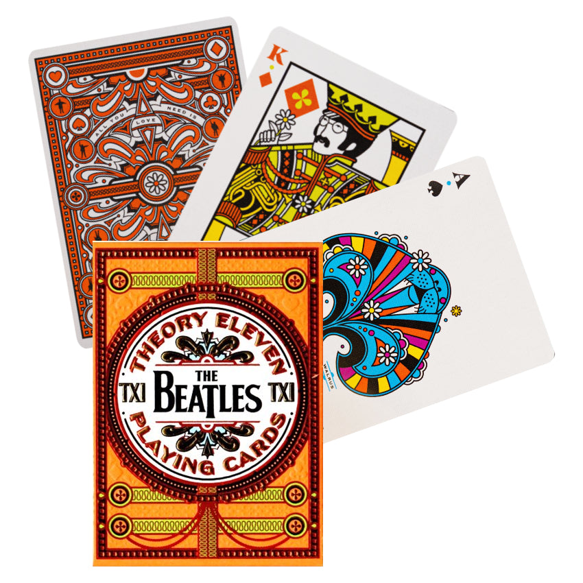 The Beatles Theory 11 playing cards (orange) Theory 11