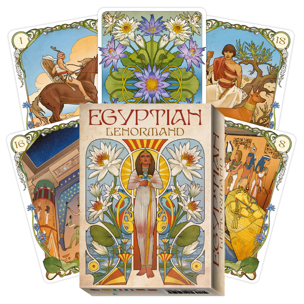 Egyptian Lenormand Oracle Cards Lo Scarabeo Lo Scarabeo