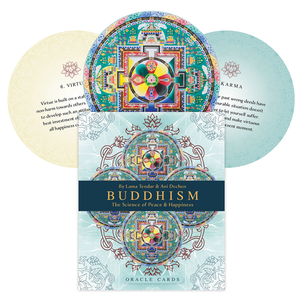 Buddhism: The Science of Peace & Happiness Oracle cards Blue Angel Blue Angel