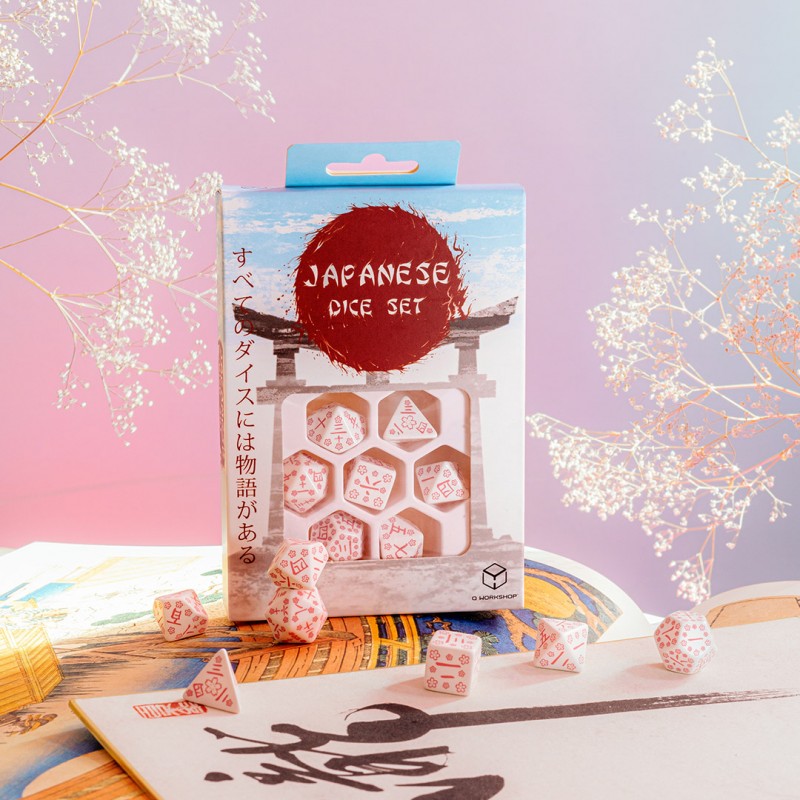 Japanese Cherry Blossoms Petals Dice st Q-Workshop