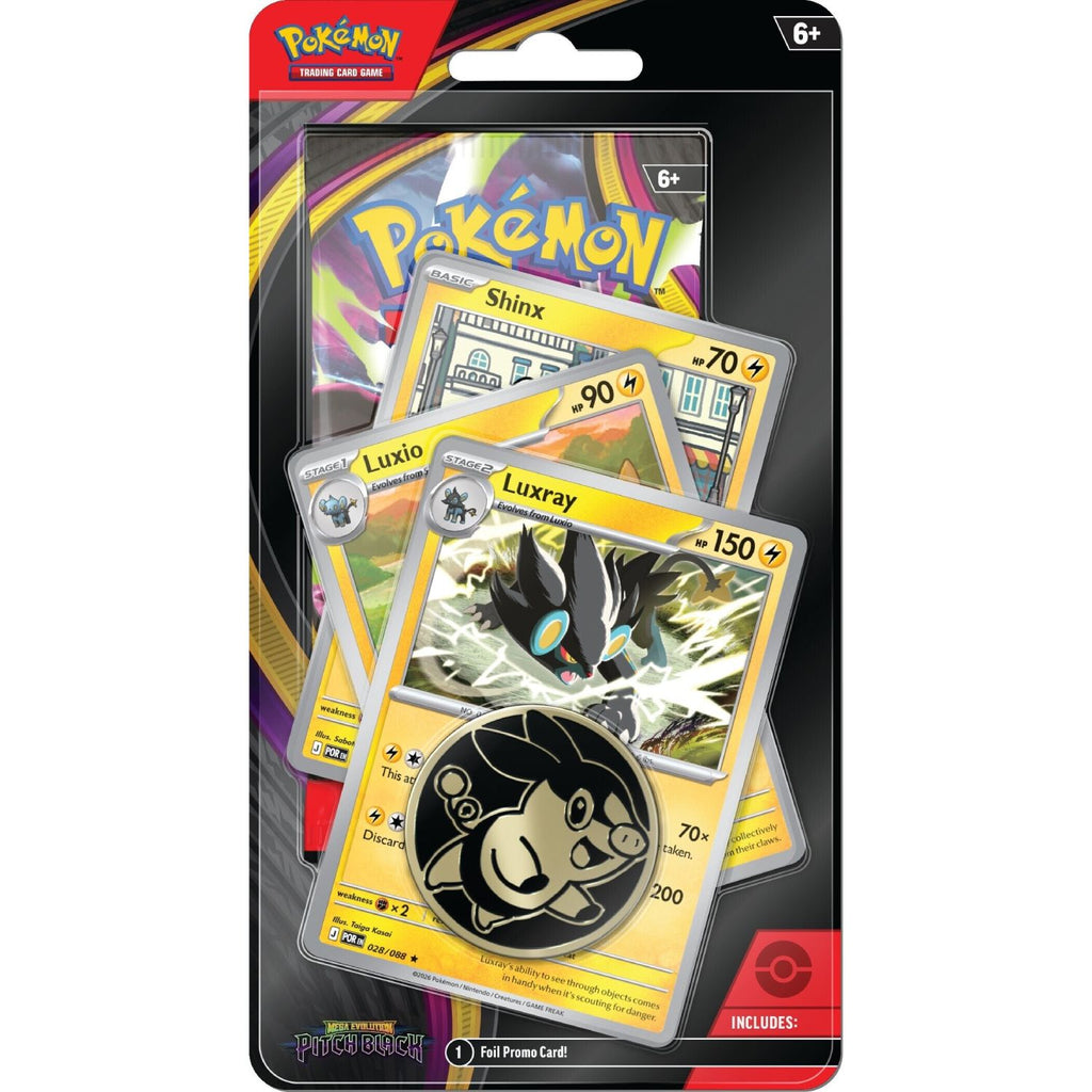 Pokémon Mega Evolution Pitch Black Premium Checklane Blister Luxray Pokémon
