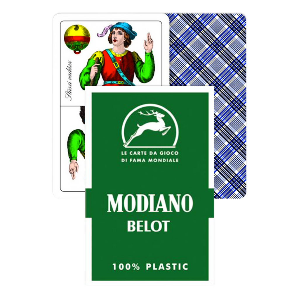 Modiano Magiare Belot Playing Cards (Green) Modiano