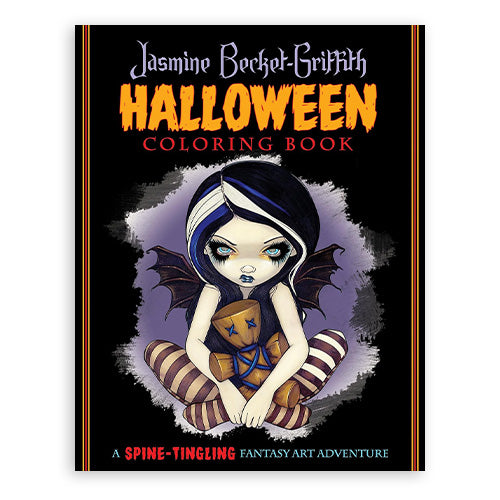 Jasmine Becket-Griffith Halloween Coloring Book Blue Angel Blue Angel