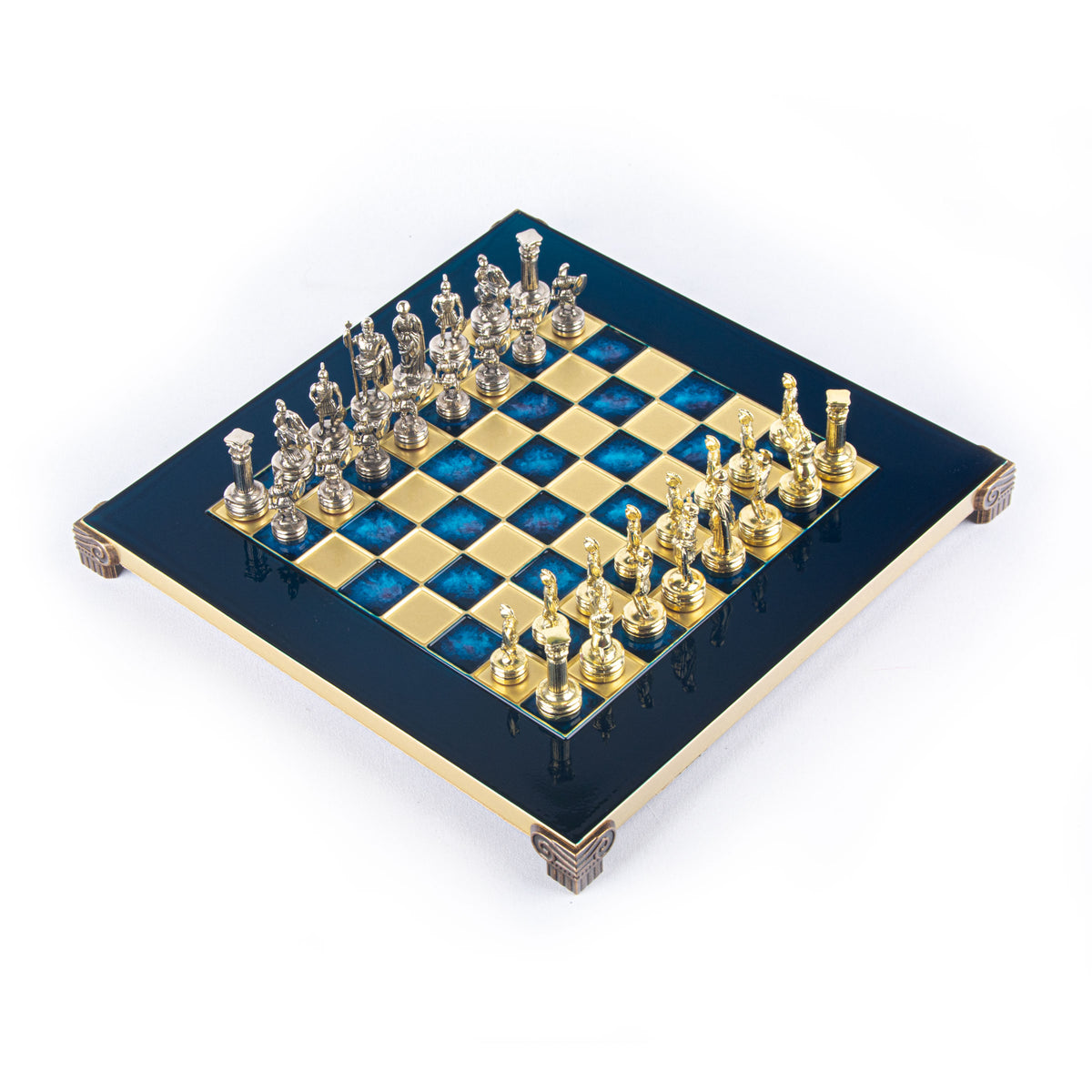 Greek Roman Period Chess Set 28x28cm with chessmen and chessboard ...