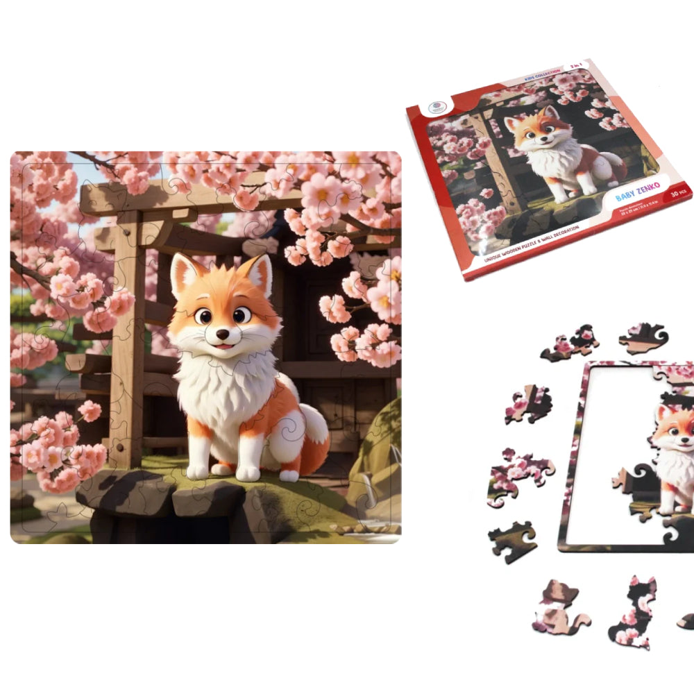 Baby Zenko Wooden Puzzle For Kids 30 pieces Fantasy Puzzles Fantasy Puzzles