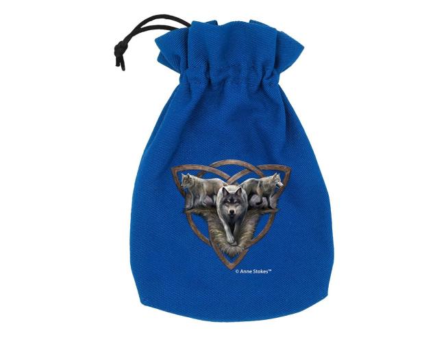 Anne Stokes Dice Pouch: Wolf Trio Q-Workshop Q-Workshop