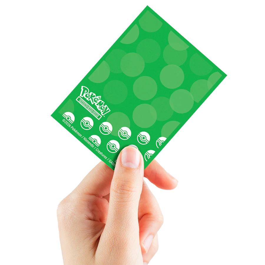 green card protective sleeve Energy Grass Type Deck Protector Sleeves 65ct Ultra Pro – CardsHouse