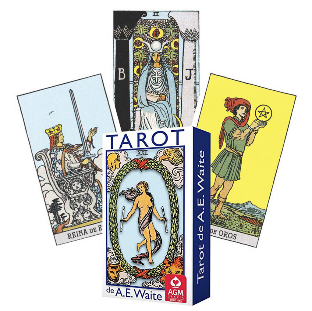 Tarot De Ae Waite Standard Cards Blue Edition In Spanish AGM AGM