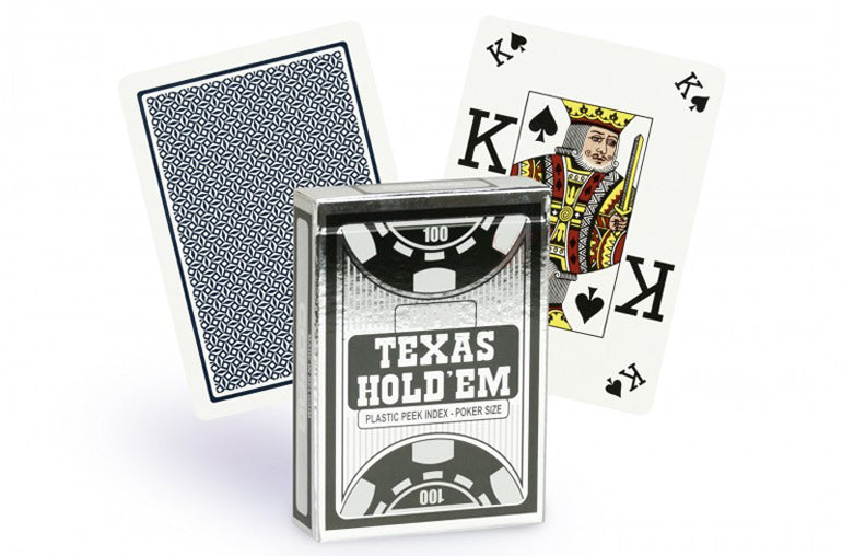 Copag Texas Holdem Peek Index poker cards (Black) Copag