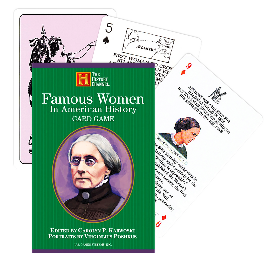 Famous Women in American History playing card game US Games Systems