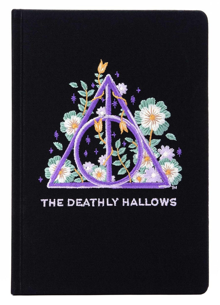 Harry Potter: Deathly Hallows Embroidered Journal Insight Editions Insight Editions