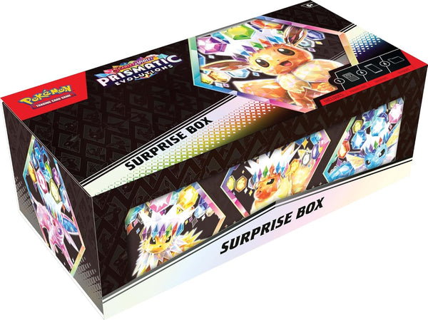 Pokemon Scarlet &amp; Violet Prismatic Evolutions Surprise Box – CardsHouse