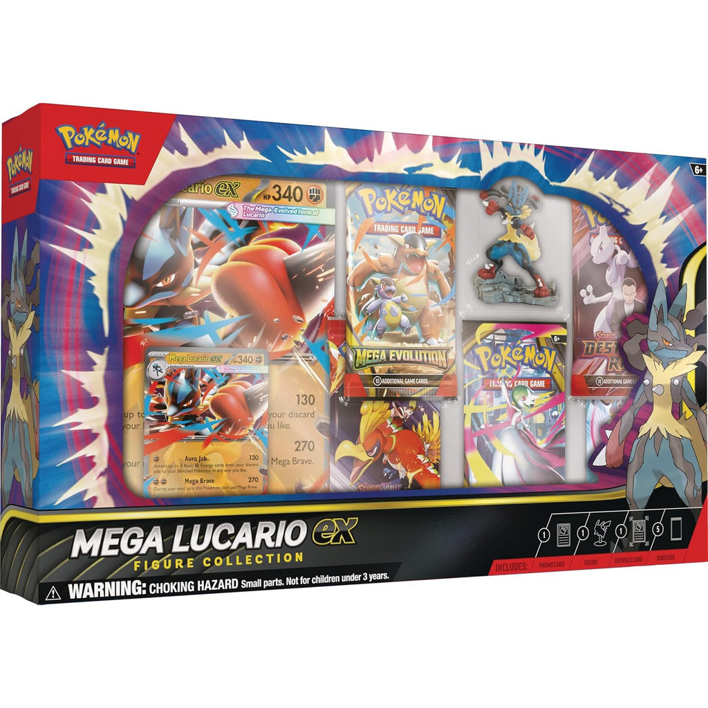 Pokemon Mega Evolution Mega Lucario ex Figure Collection Box Pokémon