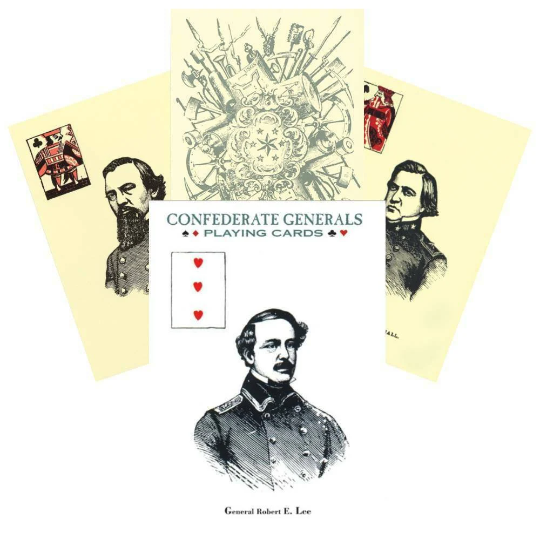 Confederate Generals playing cards US Games Systems