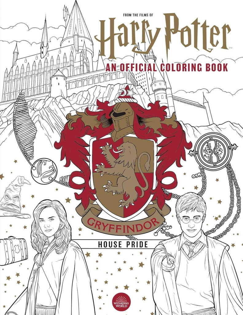 Harry Potter: Gryffindor House Pride: The Official Coloring Book Insight Editions Insight Editions