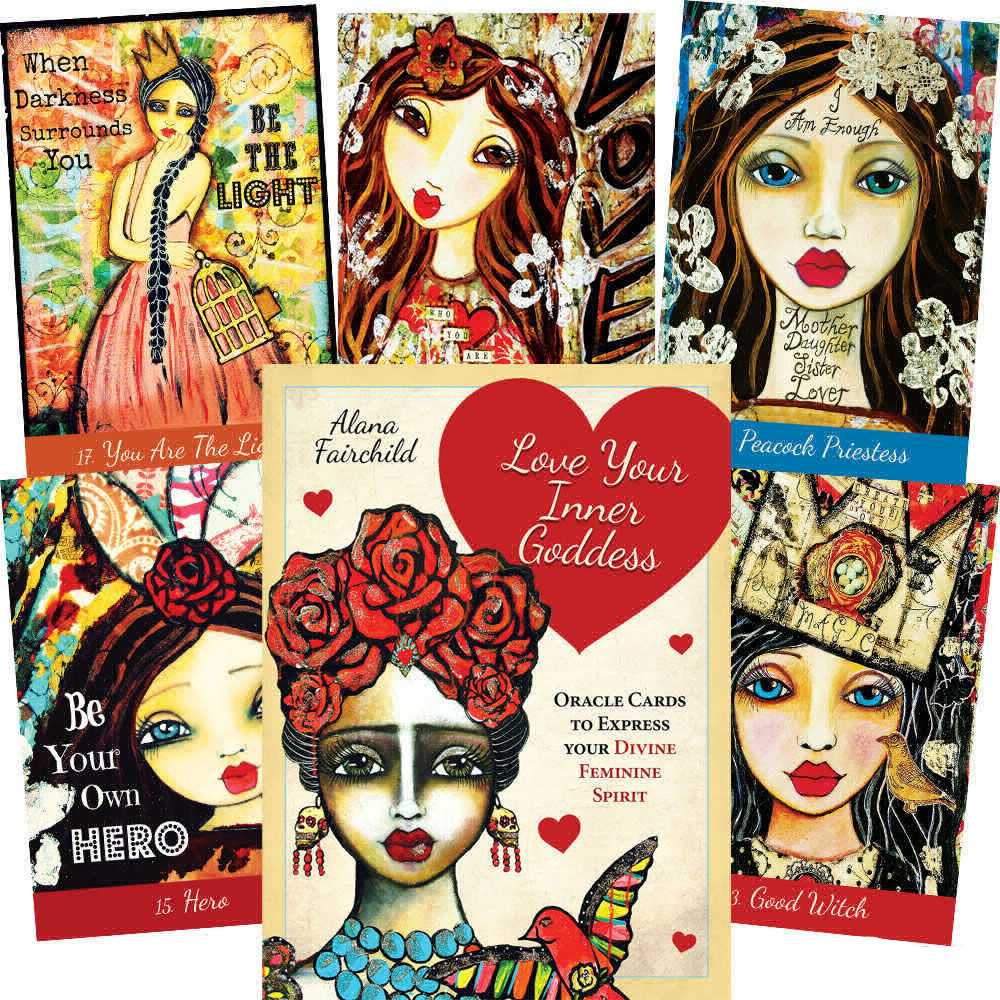 Love Your Inner Goddess Oracle cards Blue Angel Blue Angel