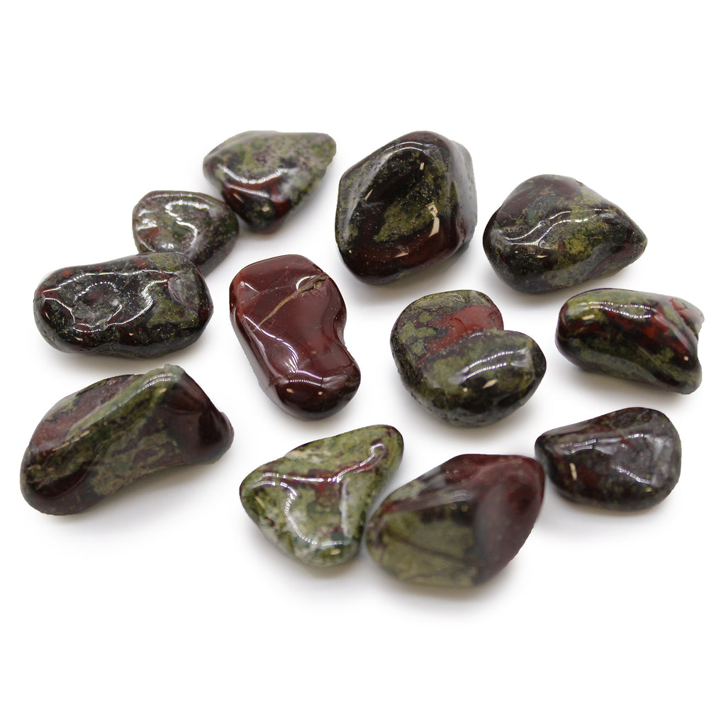 Medium African Tumble Stones (12x) - Dragon Stone Ancient Wisdom Ancient Wisdom