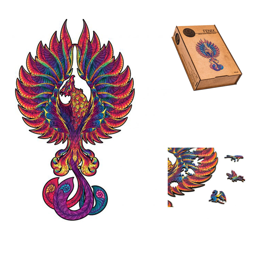 Fenix Wooden Puzzle XL size 600 pieces Fantasy Puzzles Fantasy Puzzles