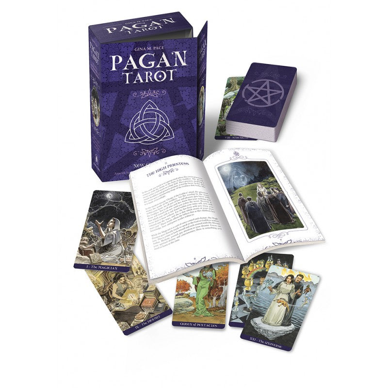 Pagan Tarot Deck and Book Set Lo Scarabeo Lo Scarabeo