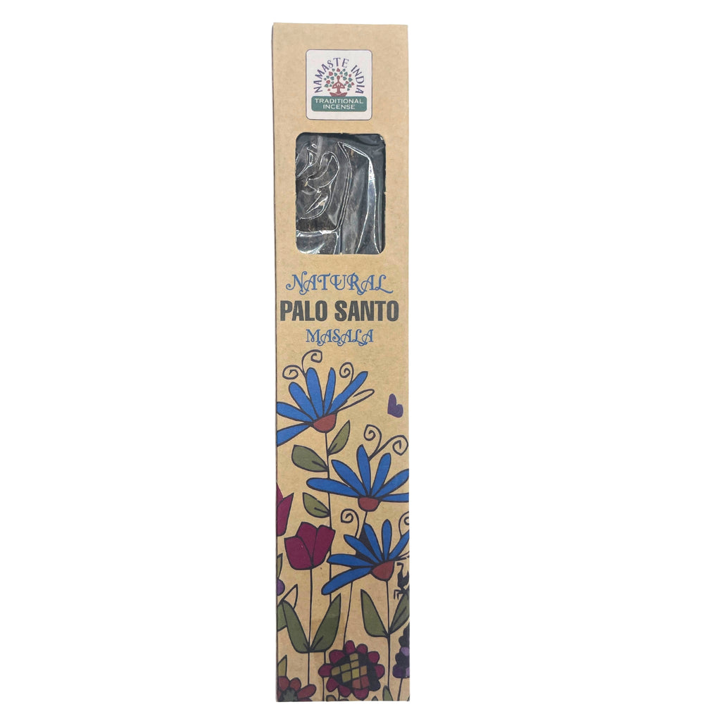 Natural Botanical Masala Incense - Palo Santo Namaste India Namaste Inida