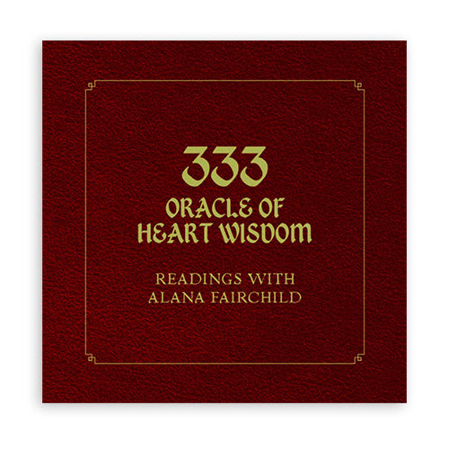 333 Oracle of Heart Wisdom: Readings with Alana Fairchild - Book Blue Angel Blue Angel