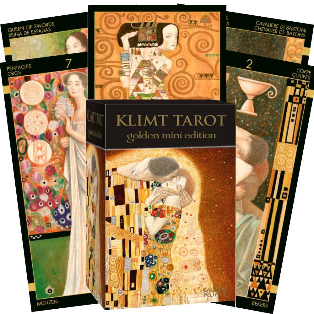 Klimt Tarot (Golden Mini Edition) Cards Lo Scarabeo Lo Scarabeo