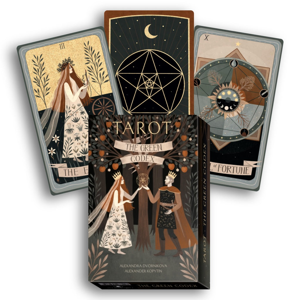 The Green Codex Tarot Cards and Book Kit Lo Scarabeo Lo Scarabeo