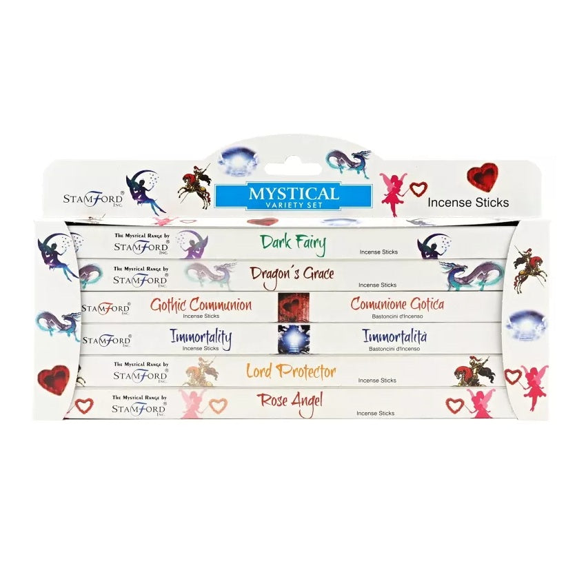 Stamford Incence Sticks Variety Set - Mystical (6 scents) Stamford Inc.