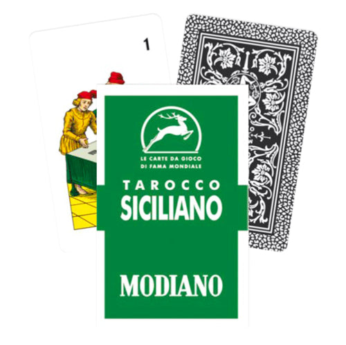 Minor Defect Modiano Tarocco Siciliano Tarot cards Modiano