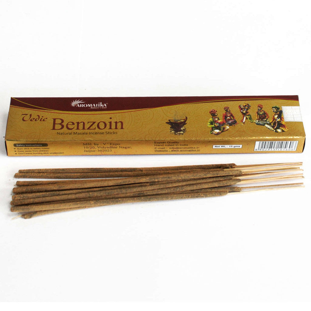 Vedic Benzoin Natural Incense Sticks Aromatika Aromatika