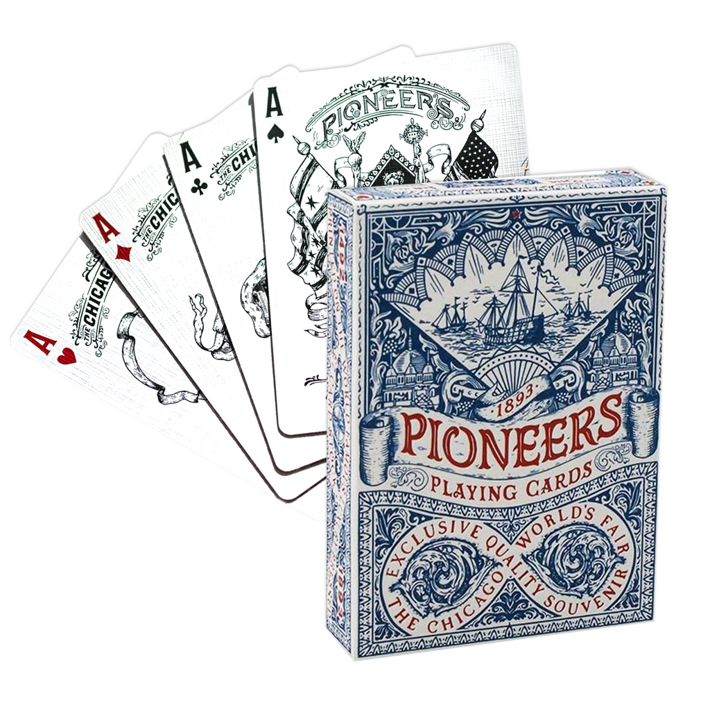 Pioneers Blue Playing Cards Ellusionist