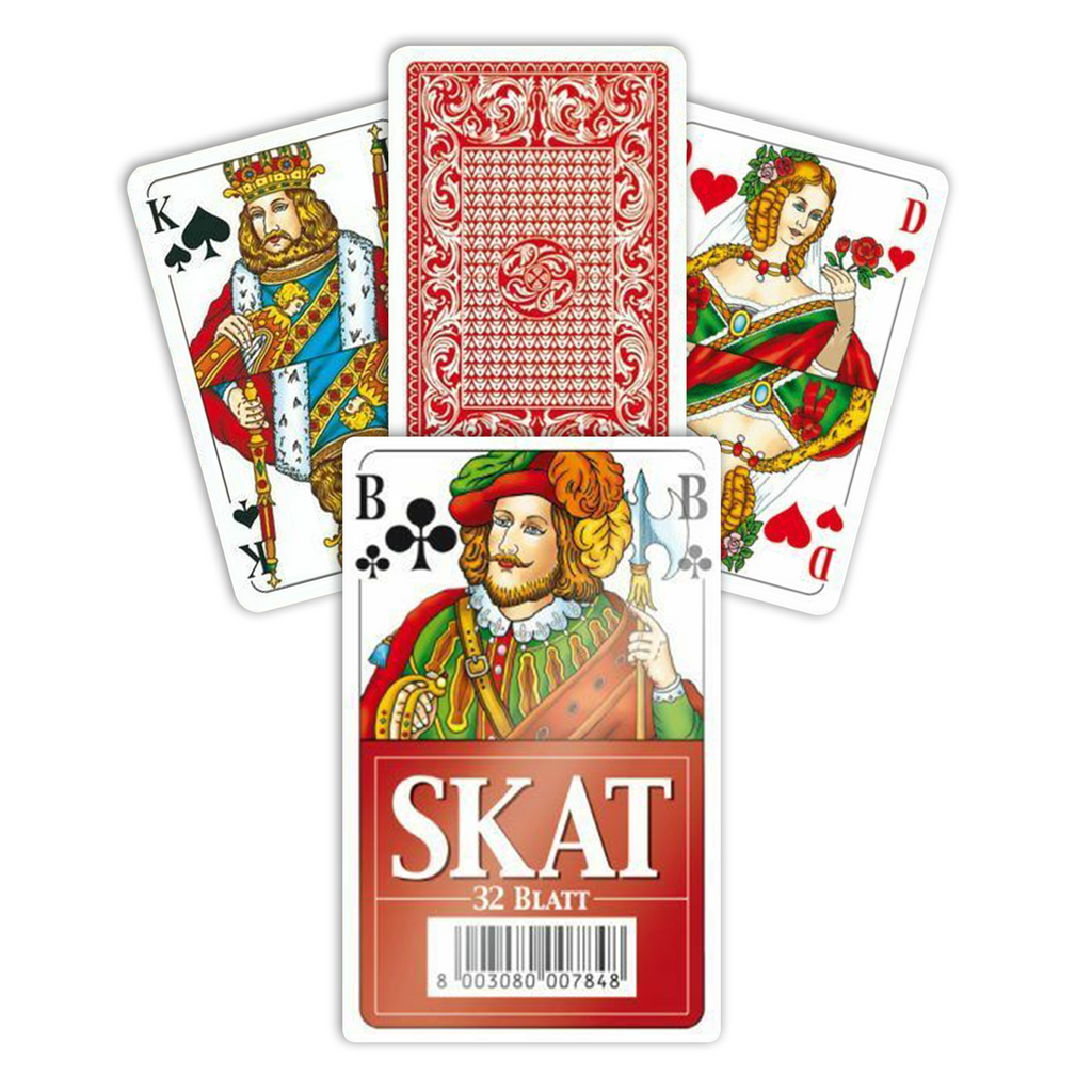 Modiano Skat playing cards (red) Modiano
