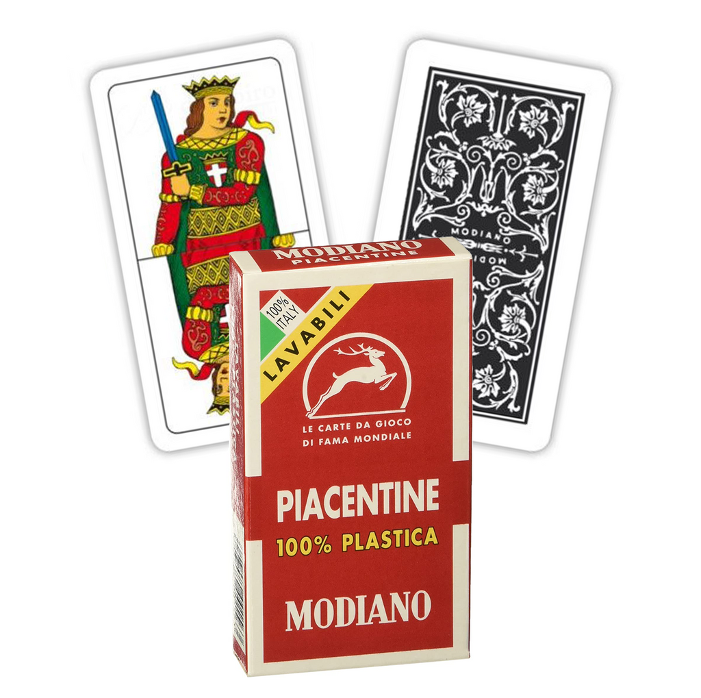 Piacentine Tarot Playing Cards (Red) Modiano Modiano