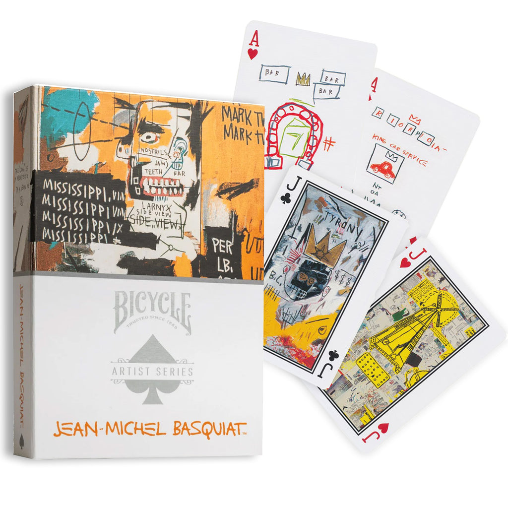 Bicycle Artist Series Jean-Michel Basquiat Playing Cards Set R/B Bicycle Bicycle