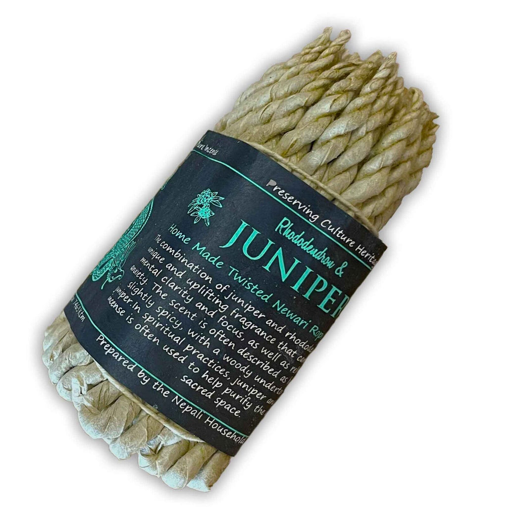 Pure Herbs Rhododendron & Juniper Rope Incense Nepali Rope Nepali Rope